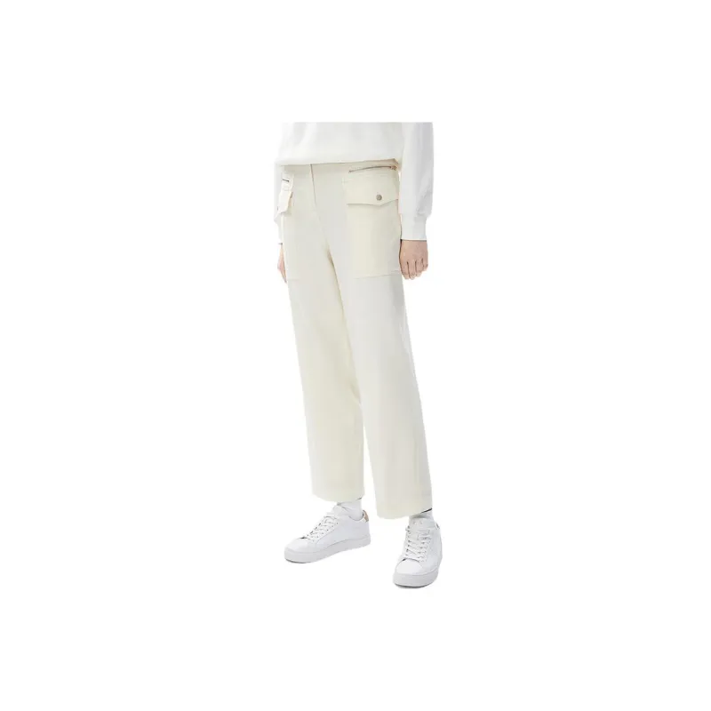 FILA Casual Pants Women's Cheese White-2