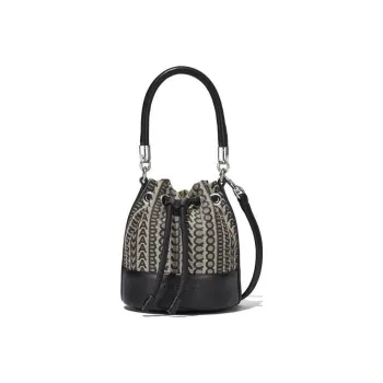 MARC JACOBS Leather Bucket Bag, Handbag, Shoulder Bag, Crossbody Bag Women's Black