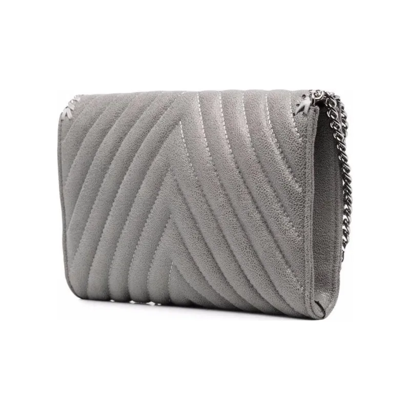 Stella McCartney Artificial Leather Crossbody Bag, Shoulder Bag Mini Women's Gray-1