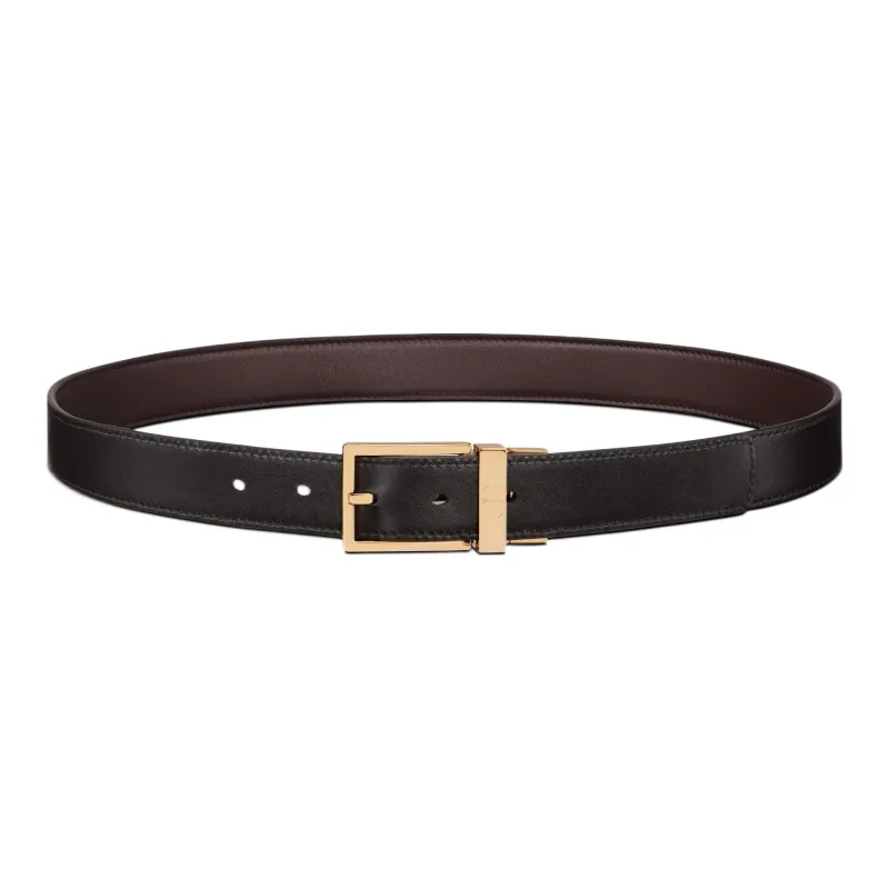 DIOR Cow Leather Belts Men's Width 3cm-1