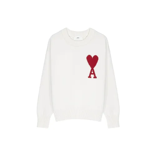 AMI SS22 Sweater White Unisex 