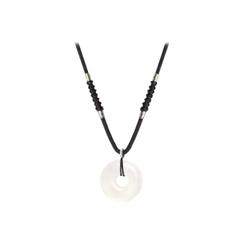 Teddy Bear Collection Chalcedony Necklaces Unisex-0