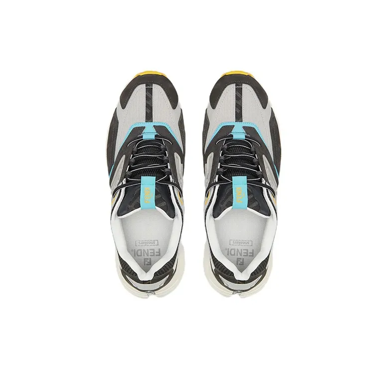 FENDI Faster Ff Gray Black White-3