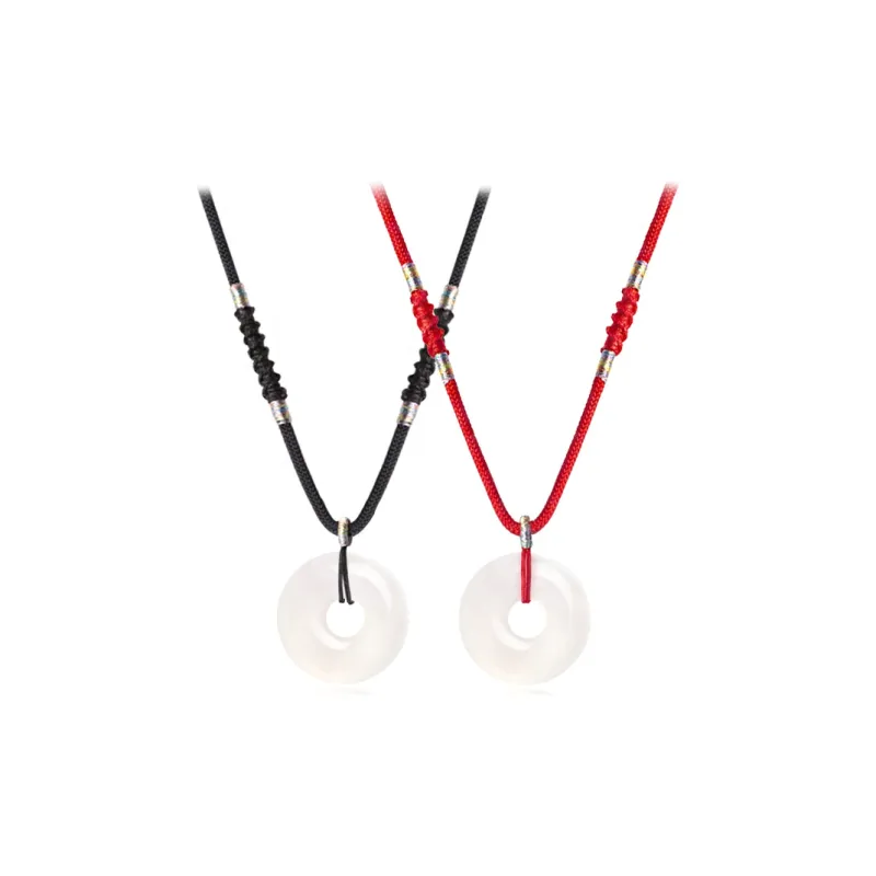 Teddy Bear Collection Chalcedony Necklaces Unisex-2