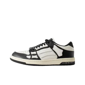 AMIRI Skel Top Low Black White