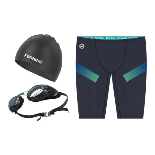 TOSWIM Swimming Sets Polyamide Elastane Pool Men's M L XL 2XL 3XL 4XL