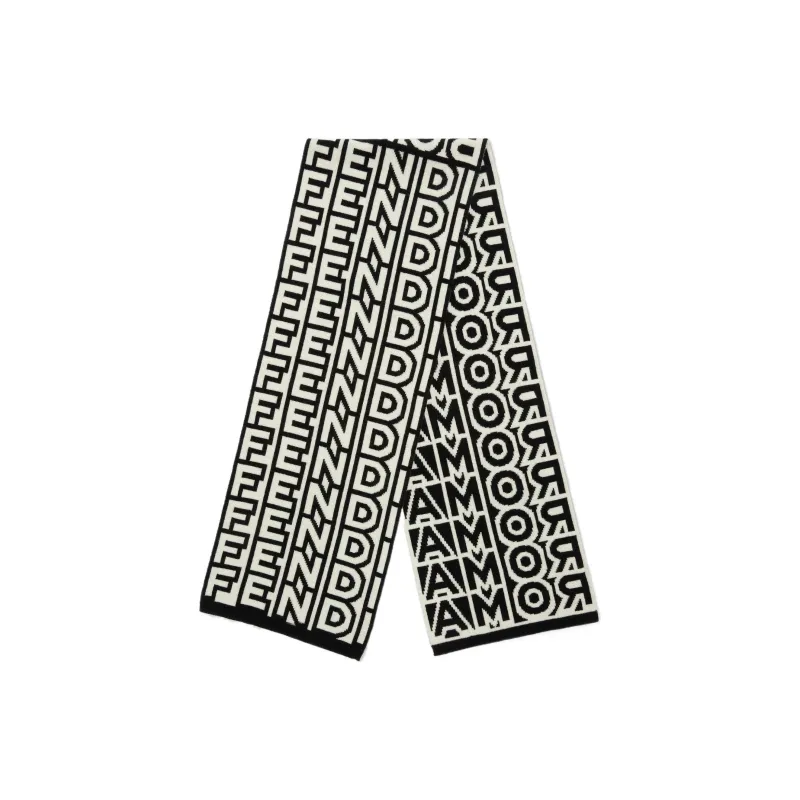 FENDI X Marc Jacobs Allover Logo Wool Scarf-1