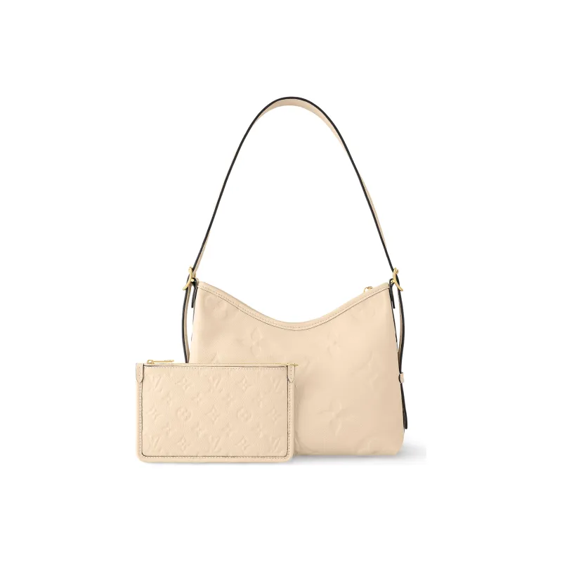 LOUIS VUITTON Empreinte Soft Grain Leather Combo Bag, Handbag, Shoulder Bag Women's White-4