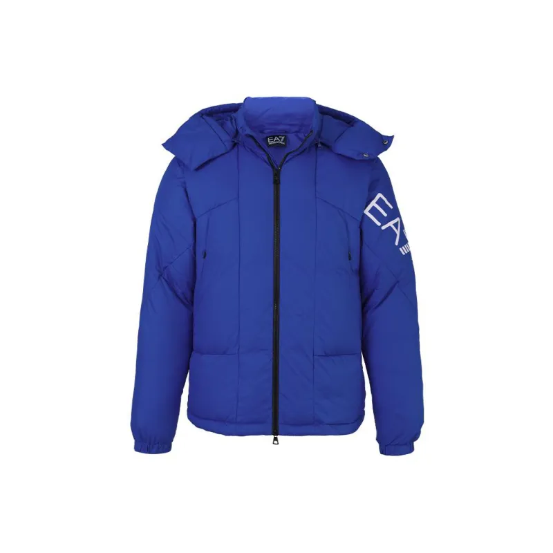 EMPORIO ARMANI EA7 Puffer Jackets Men Blue-1