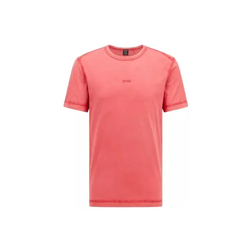 HUGO BOSS T-Shirts Men Red