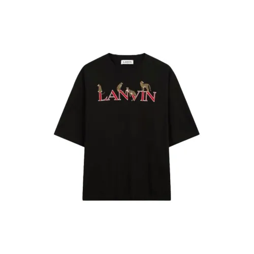 Lanvin T-Shirts Unisex Black