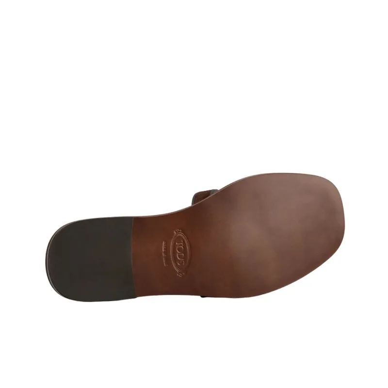 TOD'S Open Toe Slip On Sandals Women's-4
