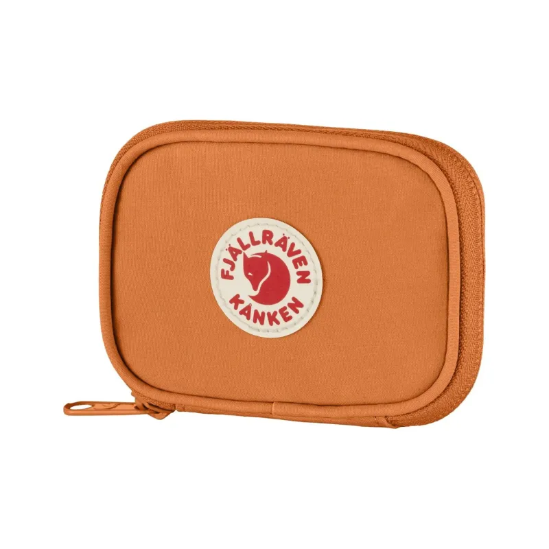 Fjallraven Kanken Polyester Cotton Blend Coin Purse, Card Holder Mini Unisex Spicy Orange-1