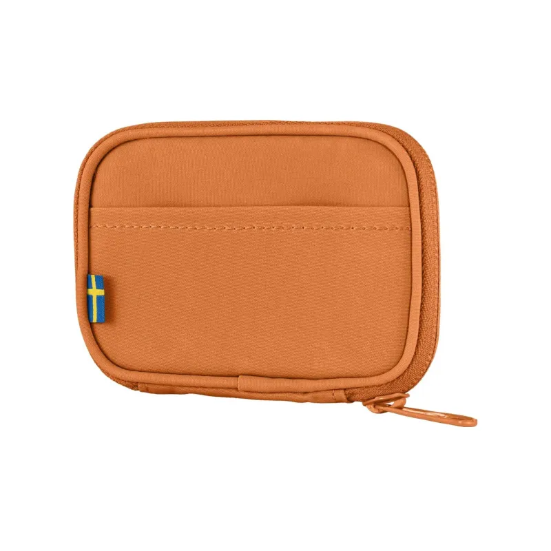 Fjallraven Kanken Polyester Cotton Blend Coin Purse, Card Holder Mini Unisex Spicy Orange-2