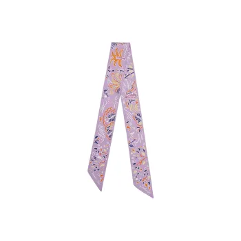 HERMES Silk Scarves Women's Purple