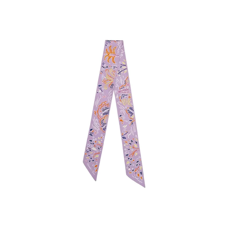 HERMES Silk Scarves Women's Purple-0
