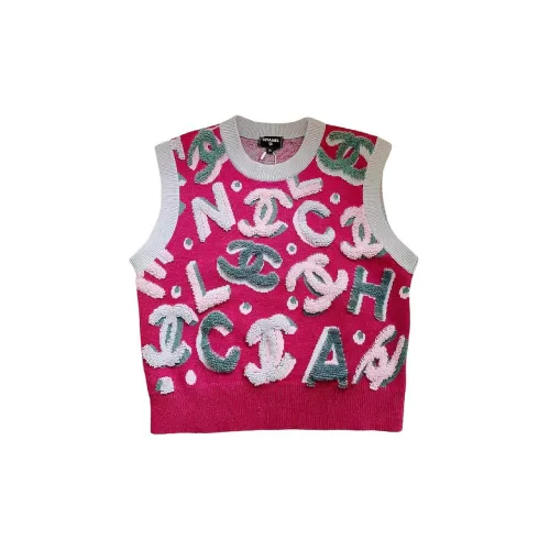 CHANEL Vests Women's Pink