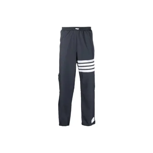 THOM BROWNE Knitted Sweatpants Men Blue