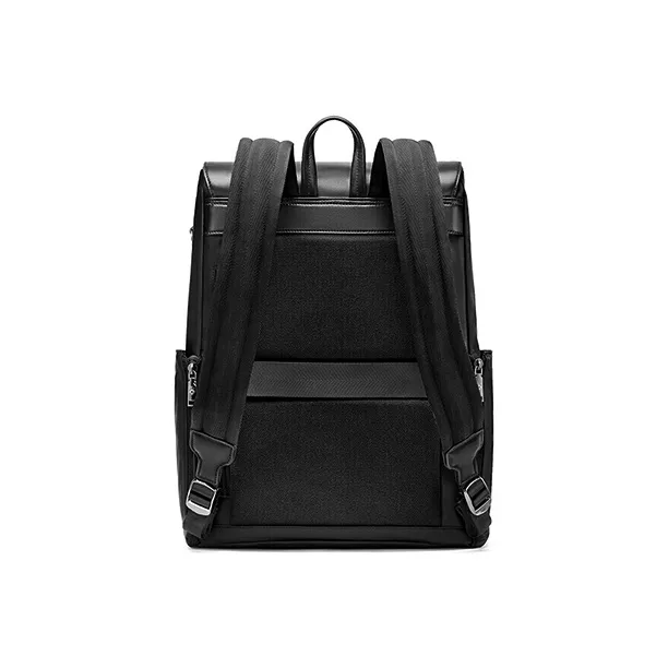 SAMSONITE Cow Leather Backpack Regular Unisex Blue/Black-10