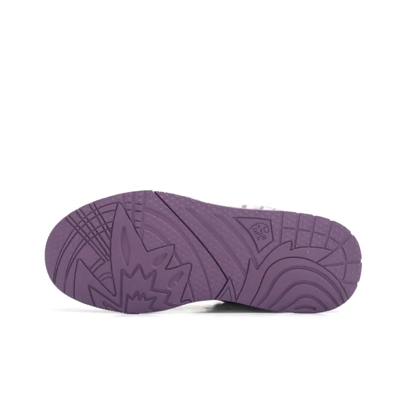 Jifffly Anti Slip And Wear Resistant Height Increasing Low Top Skateboard Shoes Unisex Purple Gray-6
