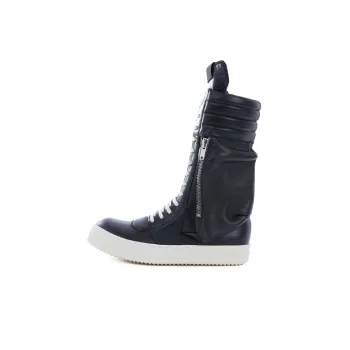 RICK OWENS/RO High Top Stylish Skateboarding Shoes Men's Black