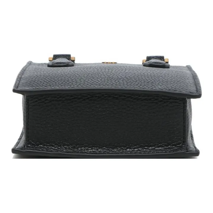 TORY BURCH Emerson Cow Leather Sheet Music Bag Handbag Shoulder Bag Crossbody Bag Mini Women's Black-4