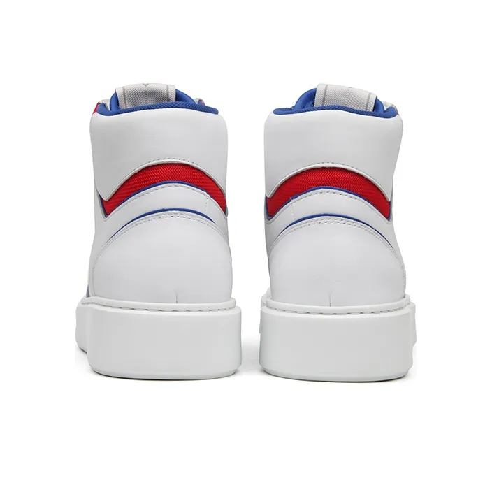 Satchi Skateboard Shoes Men High Top White-4