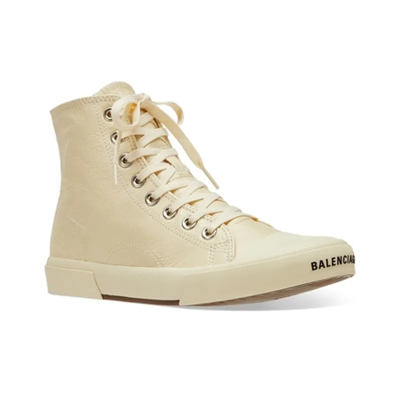 Balenciaga Paris High Top Trainers White Women's-2