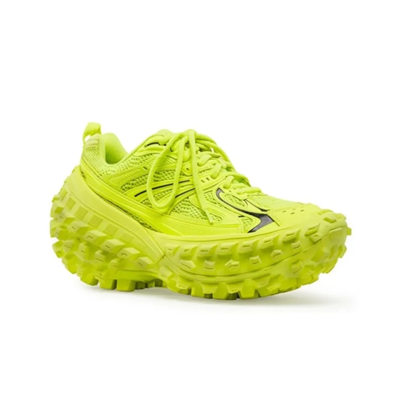 Balenciaga Bouncer Slip Resistant Low Top Sports Casual Shoes Women's Green-2