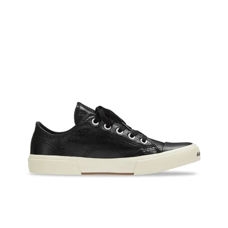 Balenciaga Paris Low Top Sneakers 'Black Leather And White Rubber' Women's-1