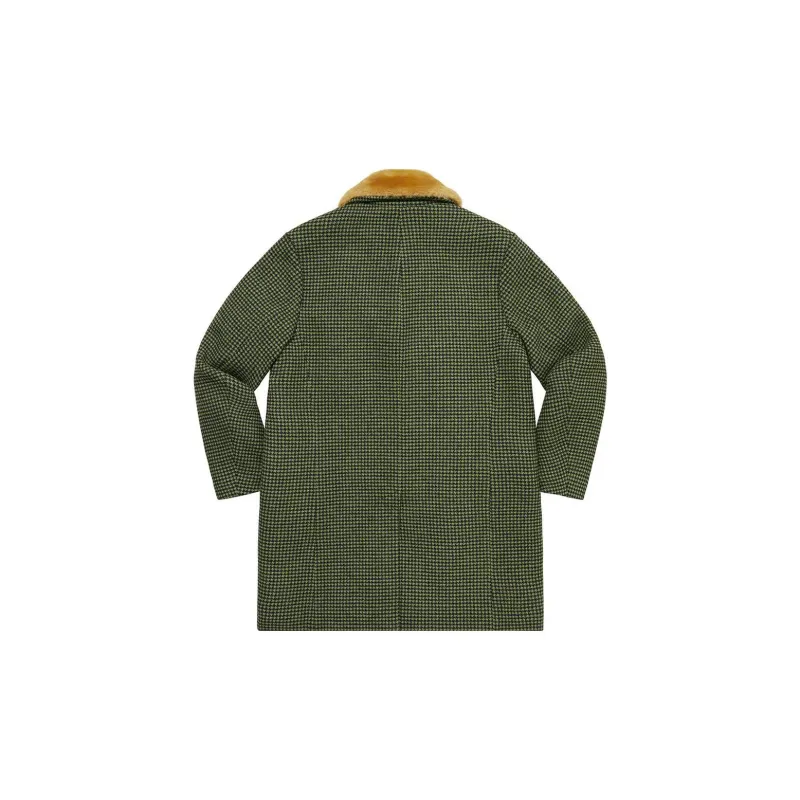 Supreme Fur Collar Car Coat-2