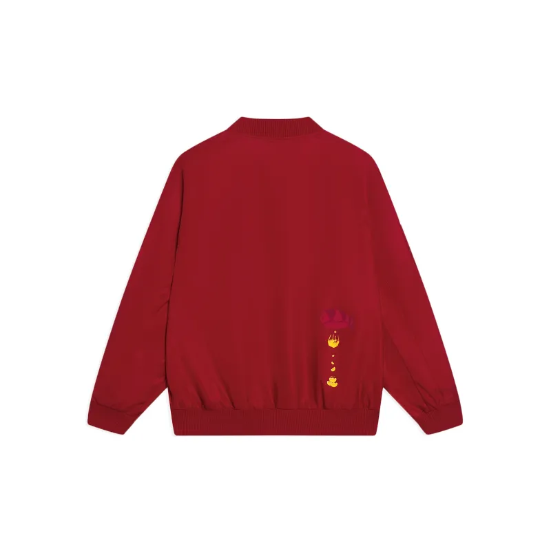 LiNing x Disney Sports Fashion Collection Jacket Unisex Agate Red-1