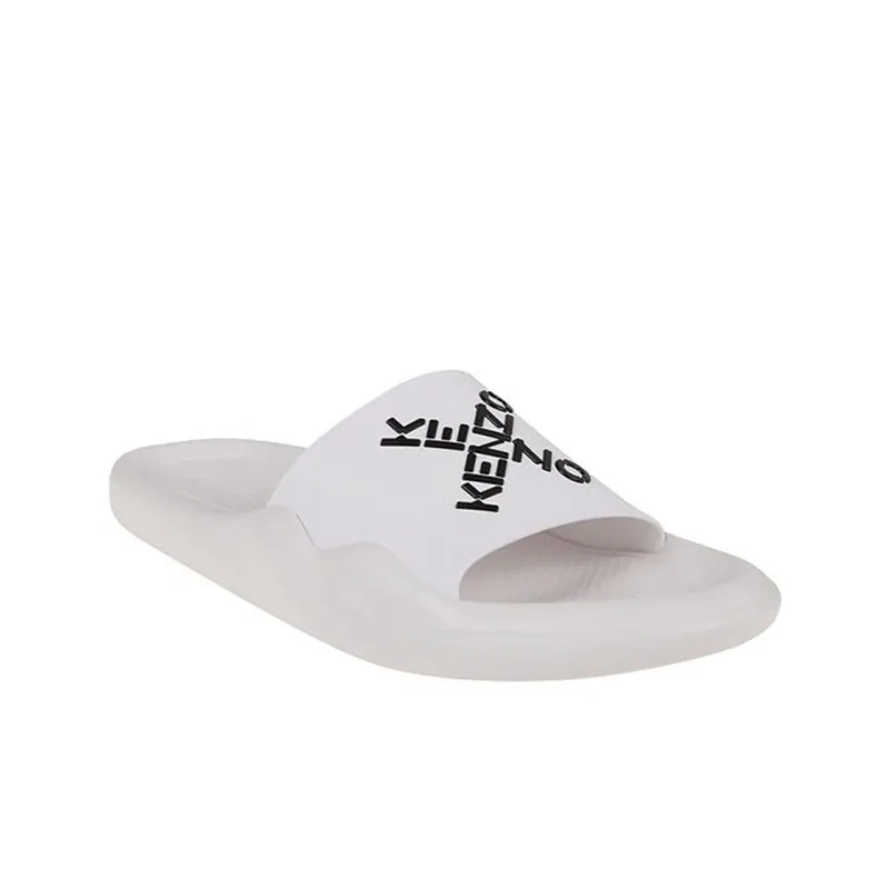 KENZO Takashi Kato Sport 'Little X' Fashion Slippers Men's White-1