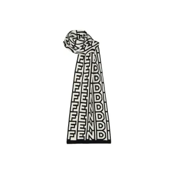 FENDI X Marc Jacobs Allover Logo Wool Scarf