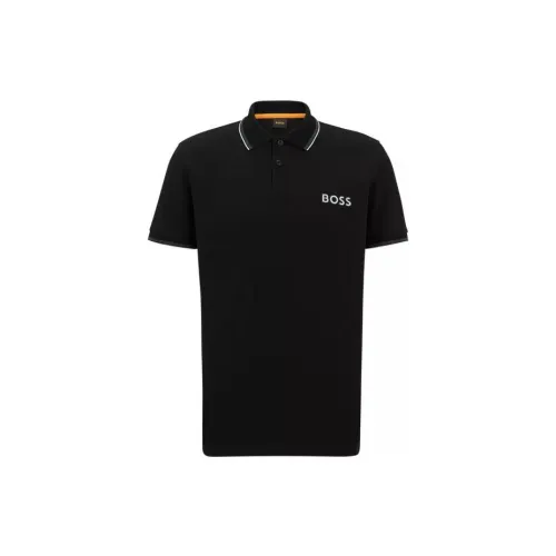 HUGO BOSS Polo Shirts Men Black