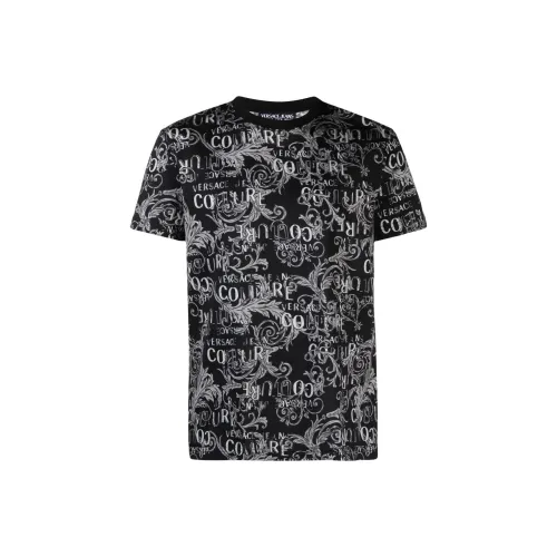 VERSACE JEANS COUTURE SS23 T-Shirts Men Charcoal Gray