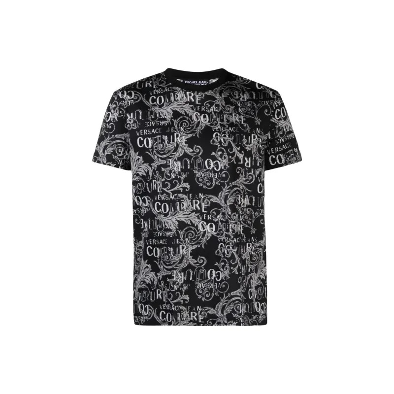 VERSACE JEANS COUTURE SS23 T Shirt Men's Charcoal Gray-0