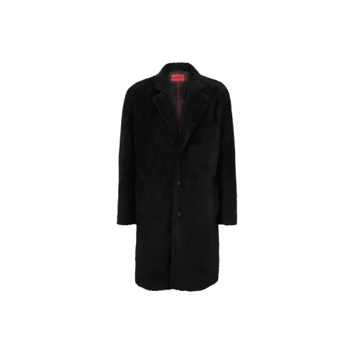 HUGO BOSS Coats Men Black