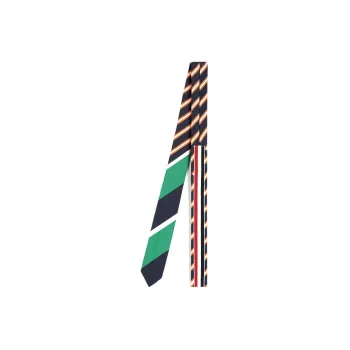 THOM BROWNE Tie Men's Green/Black