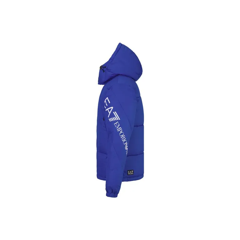 EMPORIO ARMANI EA7 Puffer Jackets Men Blue-3