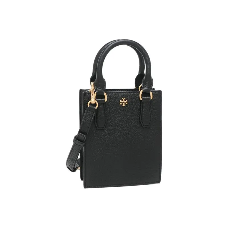 TORY BURCH Emerson Cow Leather Sheet Music Bag Handbag Shoulder Bag Crossbody Bag Mini Women's Black-1
