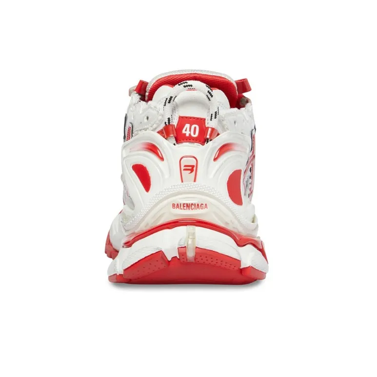 Balenciaga Runner Sneaker 'White Red'-5