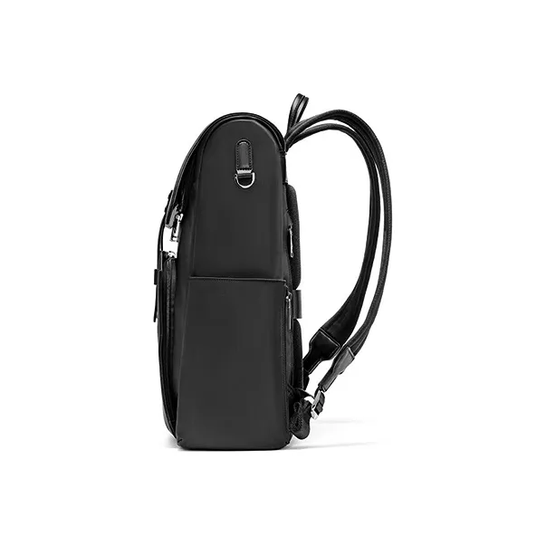 SAMSONITE Cow Leather Backpack Regular Unisex Blue/Black-11