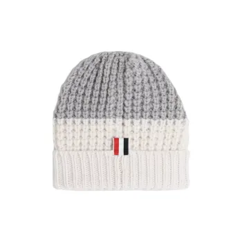 THOM BROWNE Beanies Women's Gray/White