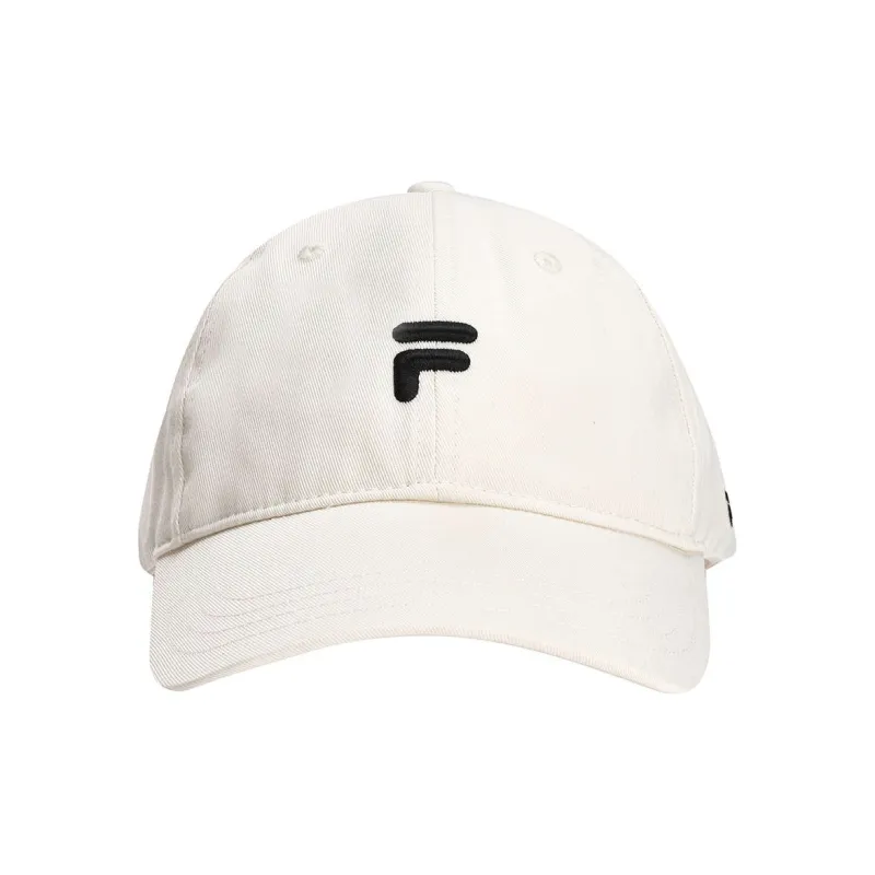 FILA FUSION Cotton Baseball Caps Unisex Ecru-0