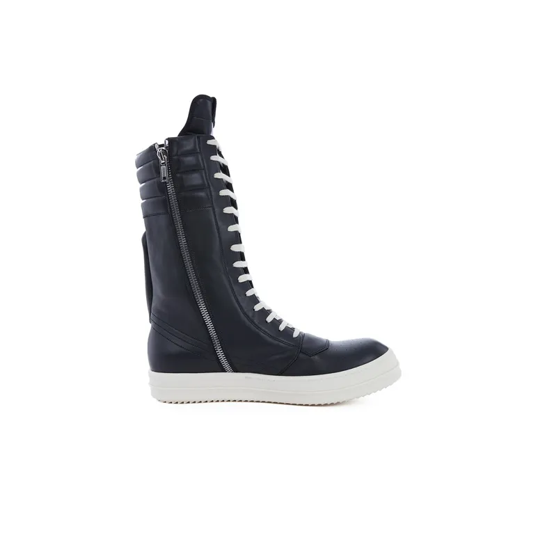 RICK OWENS/RO High Top Stylish Skateboarding Shoes Men's Black-1