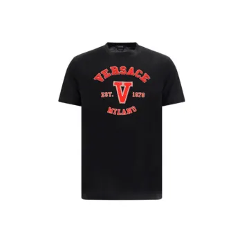 VERSACE SS23 T Shirt Men's Black