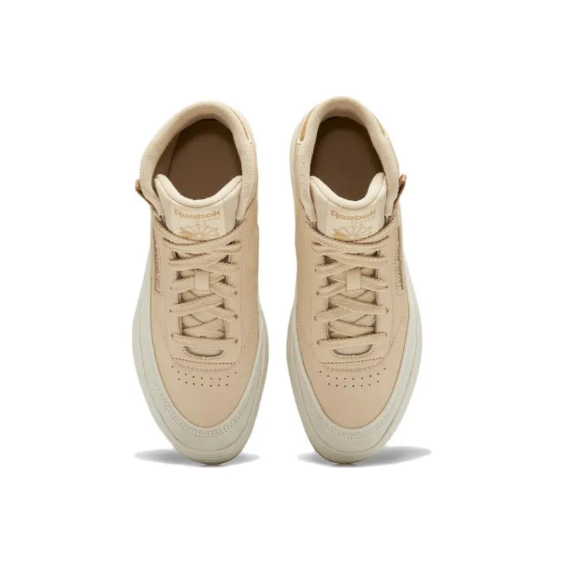 Reebok Women's Club C Geo Mid 'Weathered Beige' Women's-4