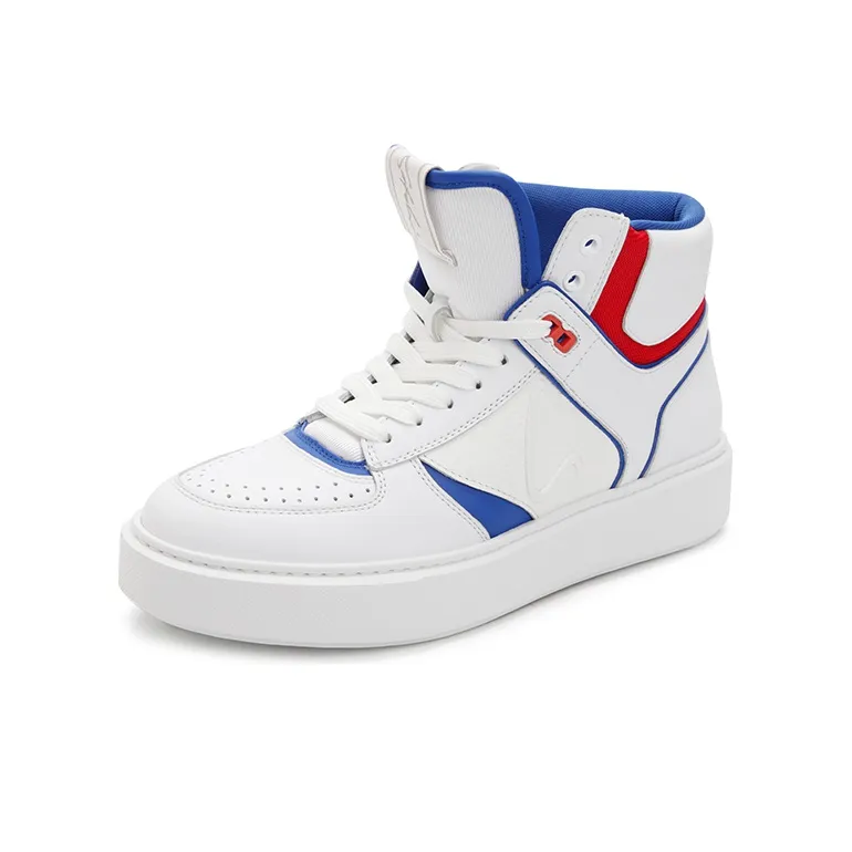 Satchi Skateboard Shoes Men High Top White-1