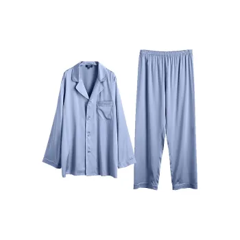 JINSANT Pajama Set Men's Dusty Blue
